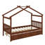 Lit en bois avec lit gigogne