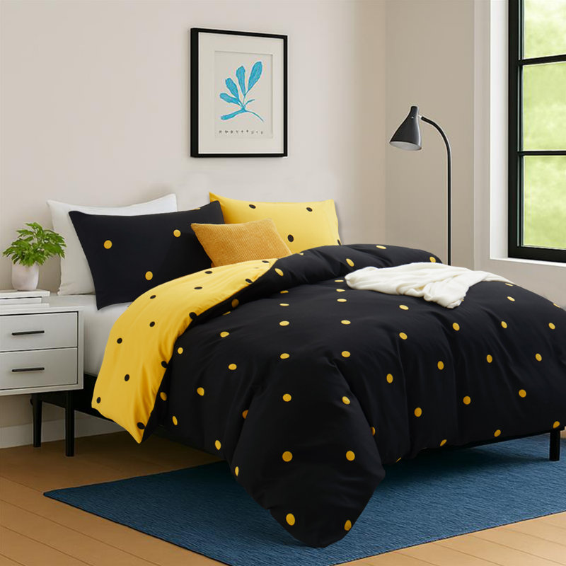 Imperial Homeware London Microfiber Duvet Cover Set with Pillowcases Included, Kingsize Duvet Cover + 2 Standard Pillowcases