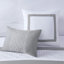 Ensemble d'édredon très grand brodé 8 pièces - Literie, literie 8 pièces blanche et grise pour le lit, décorations élégantes, lavable à la machine