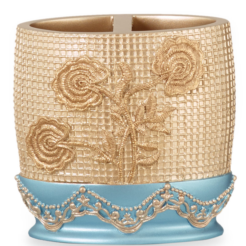 Porte-brosse à dents Sheperd Ombre Rose, Jaune/bleu