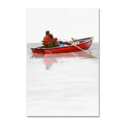 «Boating Lake», reproduction sur toile tendue