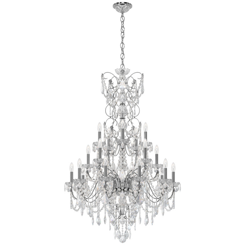 Century 20 - Light Chandelier, Polished Silver