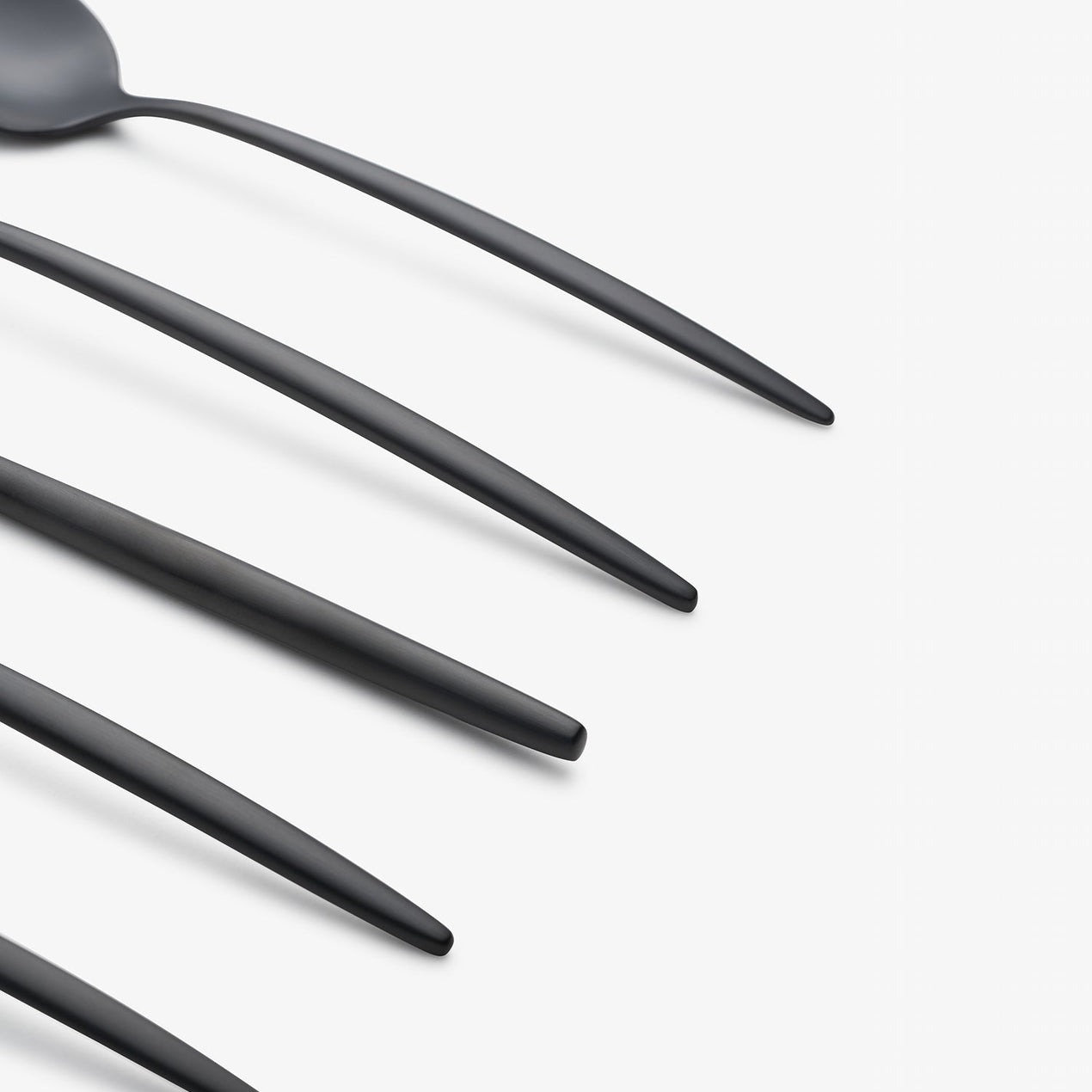 Barrona Stainless Steel Flatware, Black