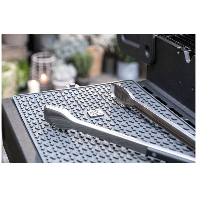 BBQ+ Dishwasher Safe Stainless Steel Side Shelf Mat