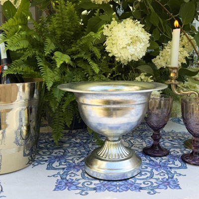 Cache-pot Iconic Silver Compote, 10 po
