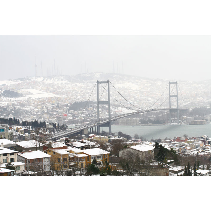 Bosphorus Bridge by Sadikgulec - Wrapped Canvas Print, 30cm H x 46cm W