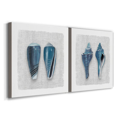 «By the Sea Front III», ensemble de 2 reproductions d'art sur toile tendue
