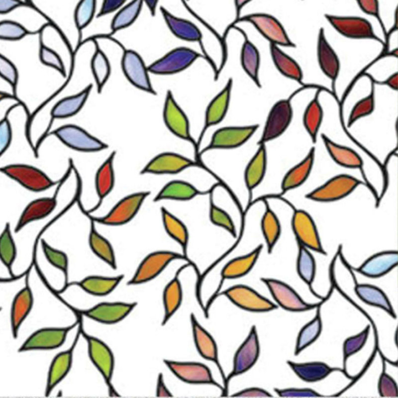 Plants & Flowers Non-Wall Damaging Window Decal