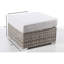 Extérieur gris avec coussin moelleux - structure rouille, coussins de teinture, fermeture à glissière pour un lavage confortable