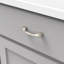 Poignée à poignée Twist Collection - Poignée d'armoire centrale à centrale nickel satiné de 3 po - Quincaillerie transitionnelle pour tiroirs et armoires-116262358-50236102