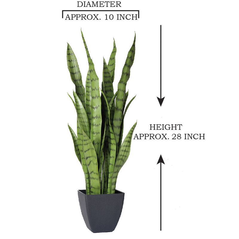 28 po Plante artificielle serpent en pot