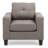 Vegas W Polyester Armchair, Modern Club Chair-34182024