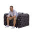 77 " Faux Leather Loveseat