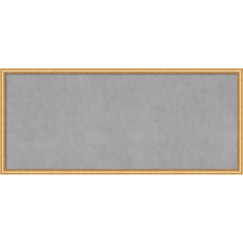 Tableau magnétique magnétique en métal, H 22 po x l 50 po, Or