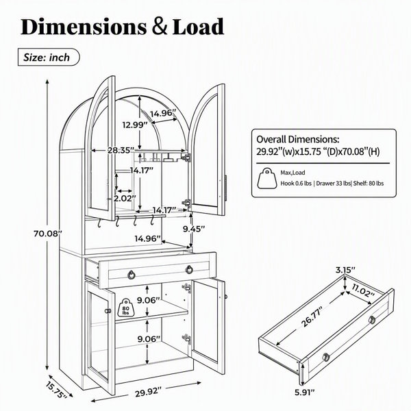 Dimensions du produit