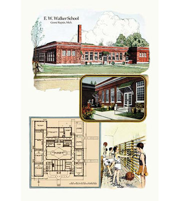« e.w. walker school » par geo e. miller