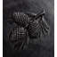 Cast Iron Fireback with Pine Cone Design