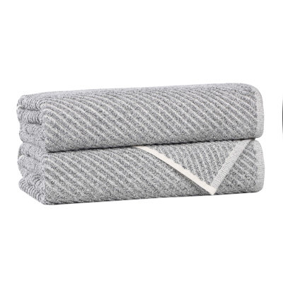  Ensemble de serviettes de bain en mélange de coton super doux et absorbant Amelia Collection