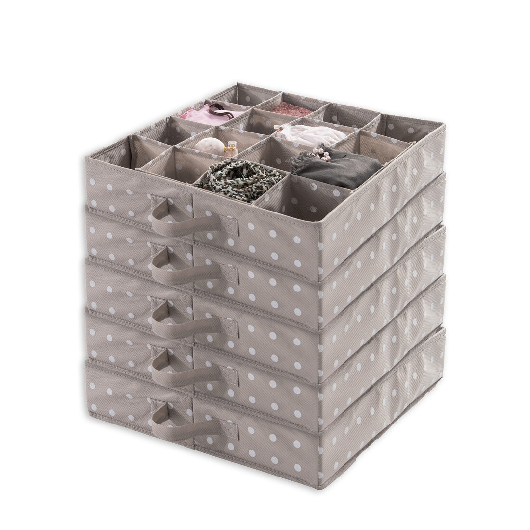 Latitude Run Fabric Decorative Bin