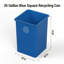 Poubelle de recyclage en plastique 35 gallons-128822431