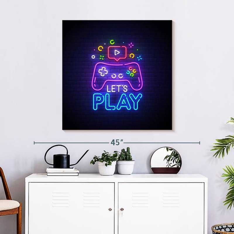 Senne Neon : On y joue !, H 30 po x l 30 po