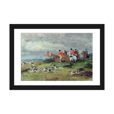 " Fox Hunting In Surrey, 19th Century " by Randolph Caldecott
