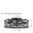 18" Vintage Caged Ceiling Fan With Integrated LED Lighting - Ultra-Quiet Operation & Remote Control - Industrial Style For Small Spaces (Bulb Not Included)-1298318084