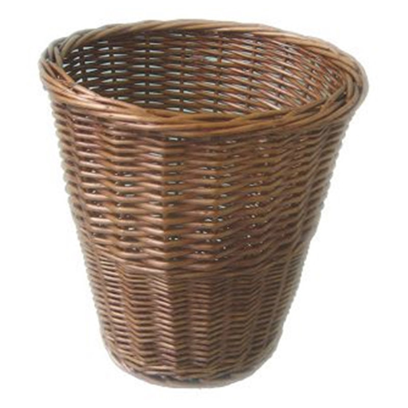 Sheryl Wicker Open Waste Bin, Light Steamed