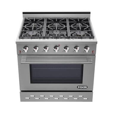 36 4 cu.ft.Freestanding Dual Fuel Range Bravo Kitchen BV361RD