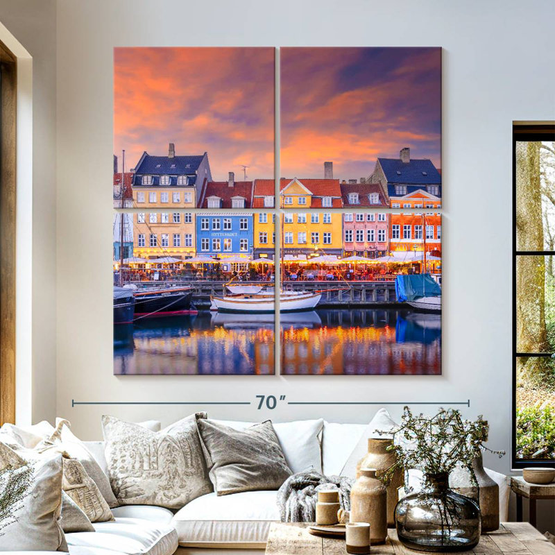 Nicci Copenhagen, soirée charmante à Nyhavn, H 57 po x l 57 po