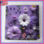 Couvre-lit matelassé mauve à motif de fleurs mauves toutes tailles-126120259-126230737