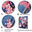 «Pink and Blue Cherry Blossoms Symphony» sur impression sur toile-141853819-141853813