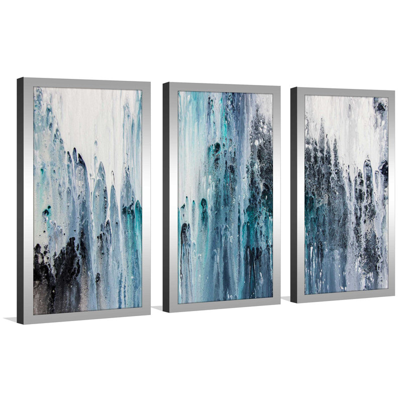 «Wet Paint», reproduction sur acrylique 3 pièces, H 33,5 po x l 52,5 po x P 1 po