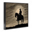 «Sunset Cowboy with Horse», estampe numérique, conception de Kim Allen