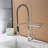24.8" Modern 2-Function Single Handle Pull Down Kitchen Faucet With Pot Filler-128966328
