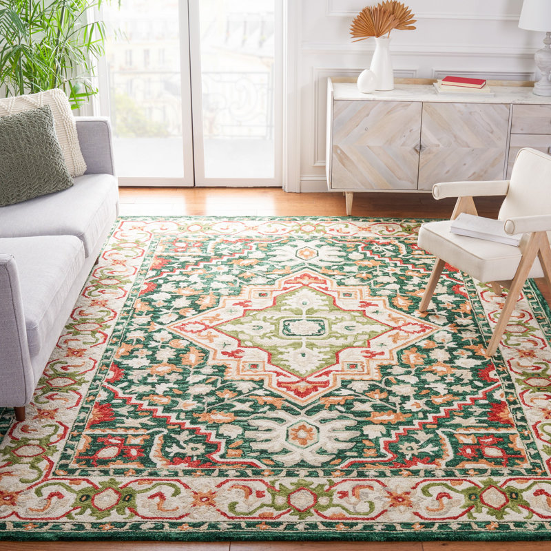 Tapis en laine touffeté à la main Inworth, Rectangle 5 pi x 8 pi