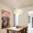 1-Light Pendant Light Flower White-972969280