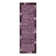 Tapis mauve à motif géométrique Sahr