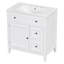 Meuble-lavabo simple autoportant 30 po avec comptoir en céramique Nakoda-109166425