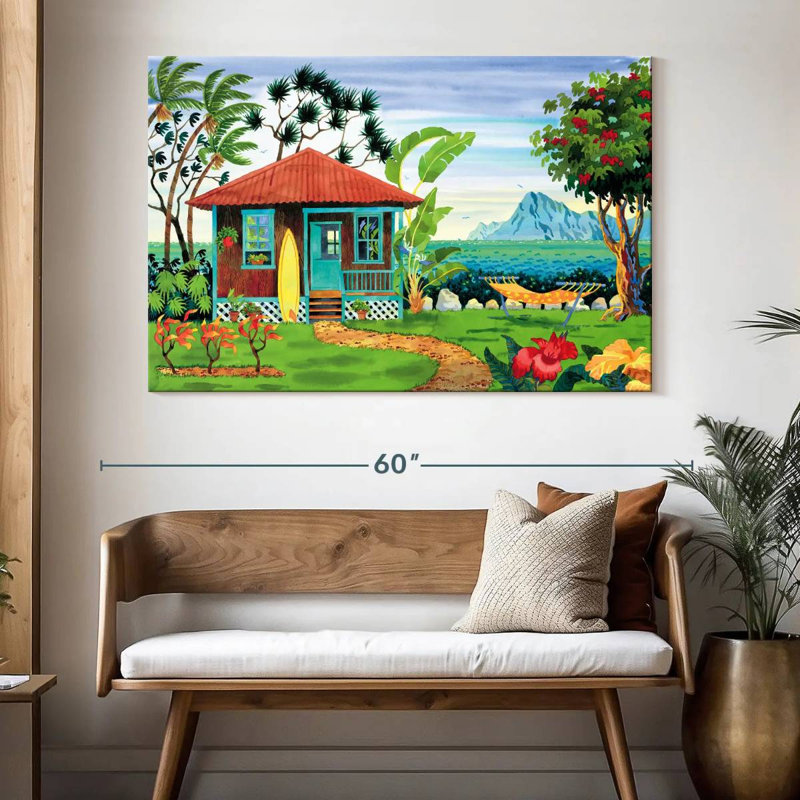 Gillard The Beachhouse, H 34 po x l 51 po