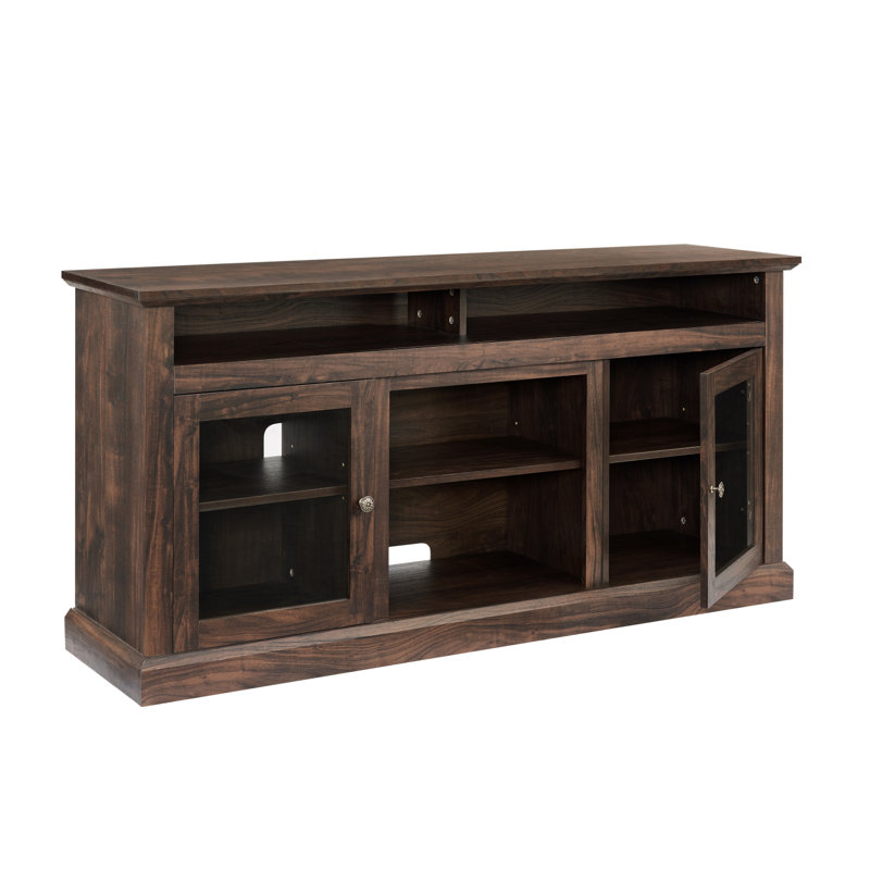 Contemporary TV Media Stand Modern Entertainment Console For TV Up To 65" With Open And Closed Storage Space, 60"W*15.75"D*29"H