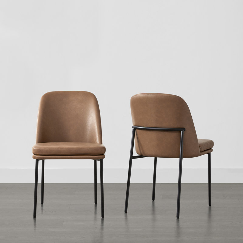 Angelick Dining Chair with Metal Frame, 2