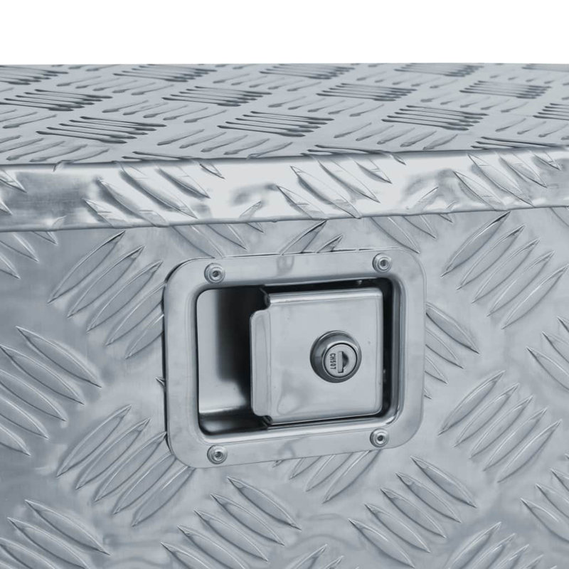 Tool Box Outdoor Storage Box with Locking System Tool Chest Aluminum