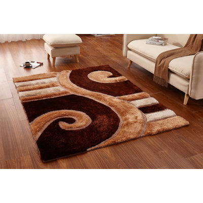 Tapis brun clair / beige Regina