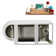 65" Streamline Soaking Freestanding Tub and Tray With Internal Drain