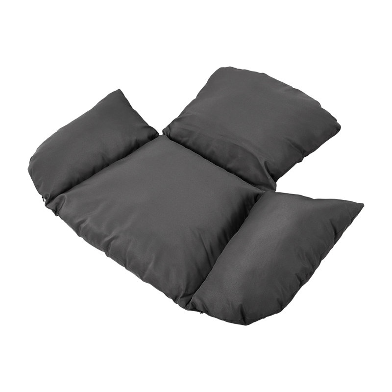 Egg-Shaped Chair Hammock with Stand, Dark Grey