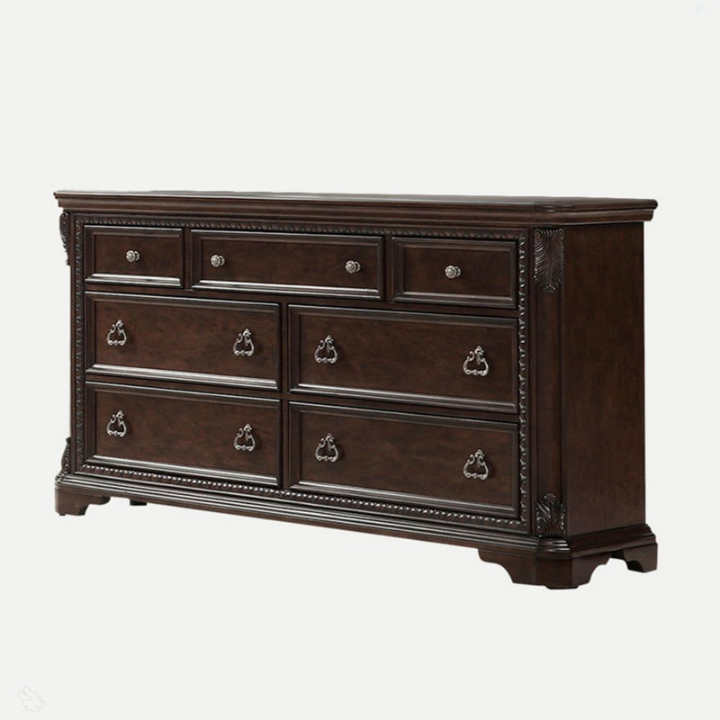 Commode 7 tiroirs en acajou