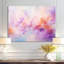 Peinture, lavande, dérive, brume mauve - art mural abstrait-1299119654-1299119652