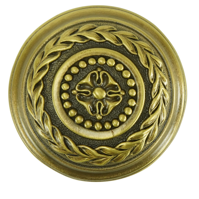 KINGSTON KNOB PLATE, Brass