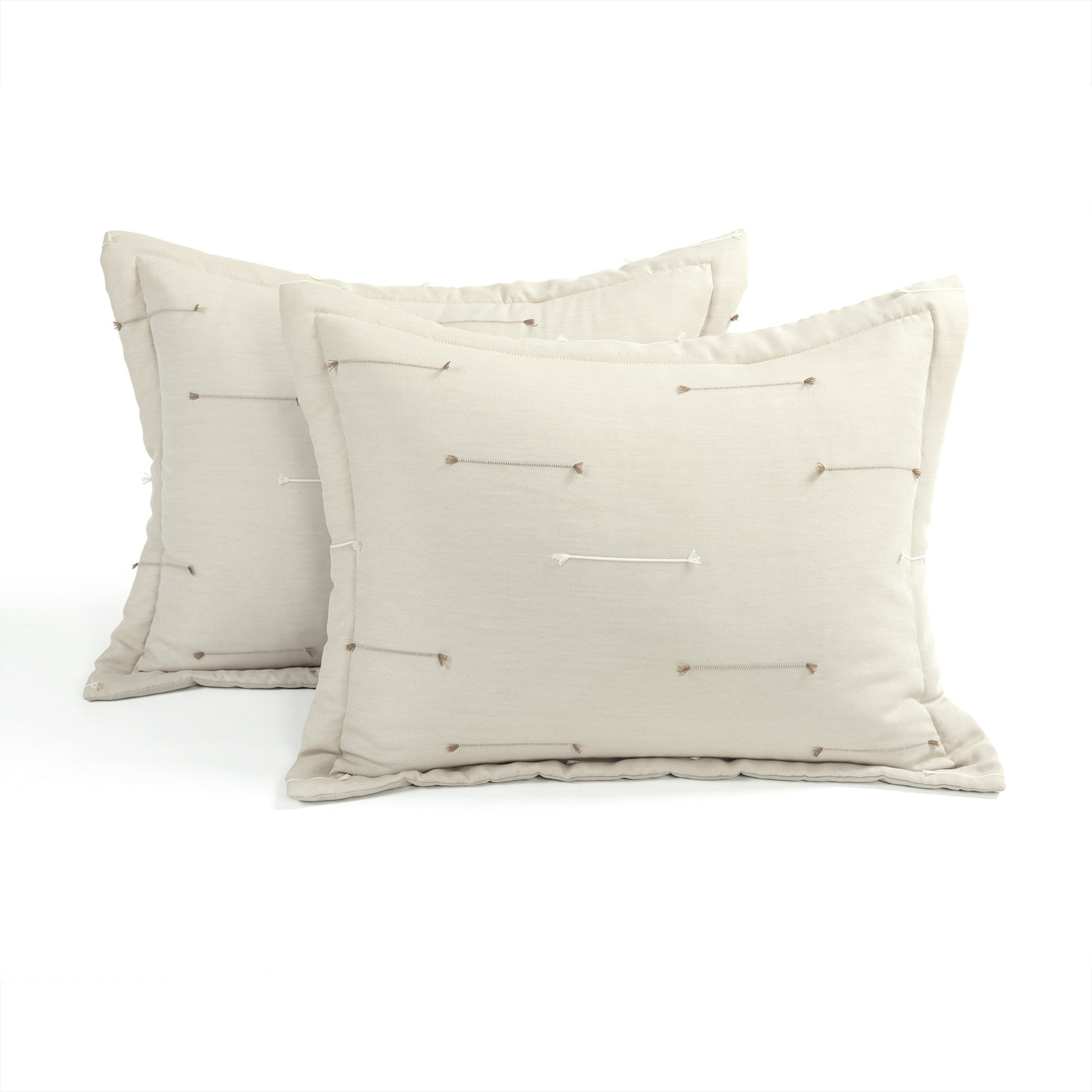 Jetson Comforter Set, Beige, Queen Comforter